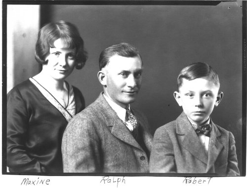 Maxine, Ralph and Robert Cox