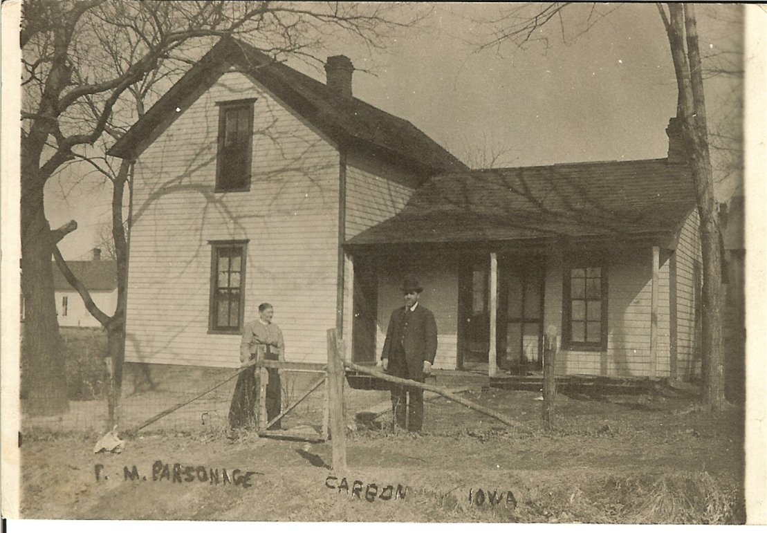 Methodist parsonage in Carbon, IA